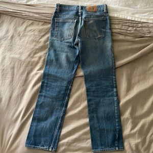 Levi’s vintage orange tab straight leg jeans